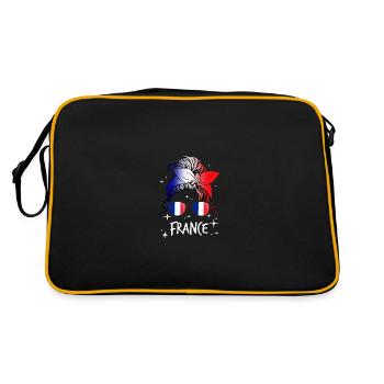 France - Sac Retro - noir/or - Dos