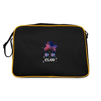 Iceland - Retro Bag - black/gold - Back