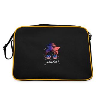 Malaysia - Retro Bag - black/gold - Back