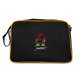 Mauritius - Retro Bag - black/gold - Back