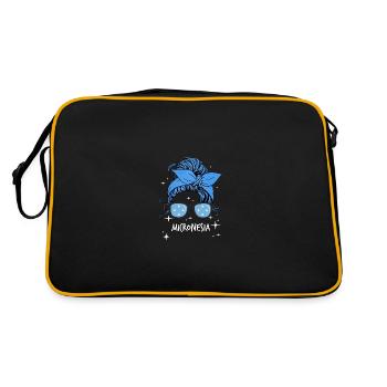 Micronesia - Retro Bag - black/gold - Back