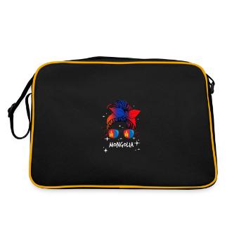 Mongolia - Retro Bag - black/gold - Back
