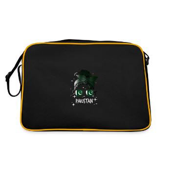Pakistan - Sac Retro - noir/or - Dos