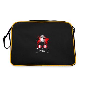 Peru - Retro Bag - black/gold - Back
