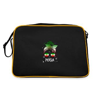 Persia - Retro Bag - black/gold - Back