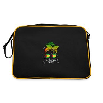 Sao Tomé-et-Principe - Sac Retro - noir/or - Dos