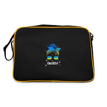 Rwanda - Sac Retro - noir/or - Dos
