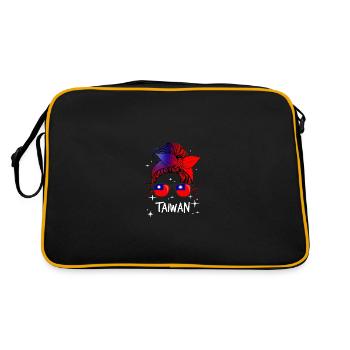 Taiwan - Sac Retro - noir/or - Dos