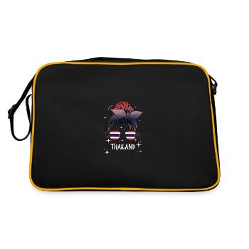 Thaïlande - Sac Retro - noir/or - Dos