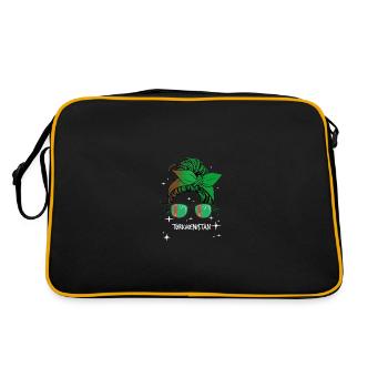 Turkmenistan - Retro Bag - black/gold - Back