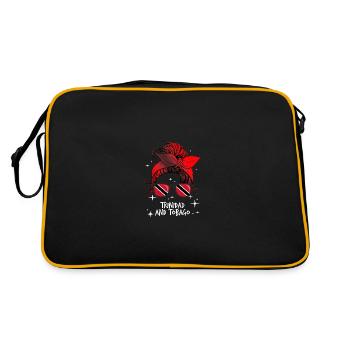 Trinidad and Tobago - Retro Bag - black/gold - Back