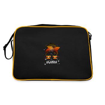 Ouganda - Sac Retro - noir/or - Dos