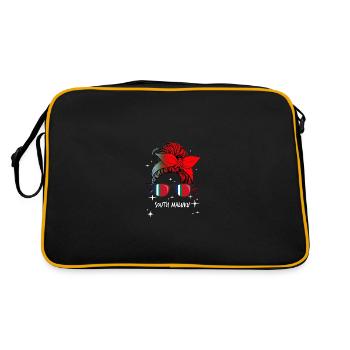 Maluku Selatan Republic - Retro Bag - black/gold - Back
