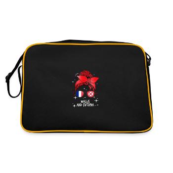 Wallis et Futuna - Sac Retro - noir/or - Dos