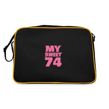 Doux 74 - Sac Retro - noir/or - Dos
