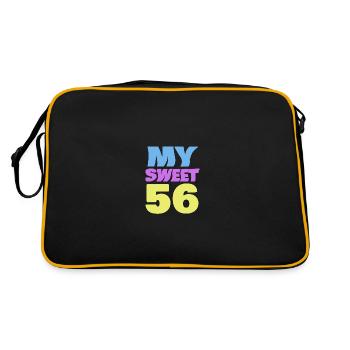 56 - Retro Bag - black/gold - Back