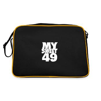 49 - Retro Bag - black/gold - Back