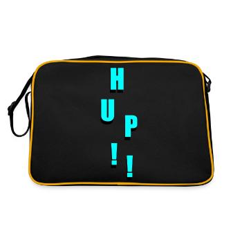 HUP!! - Retro Bag - black/gold - Back