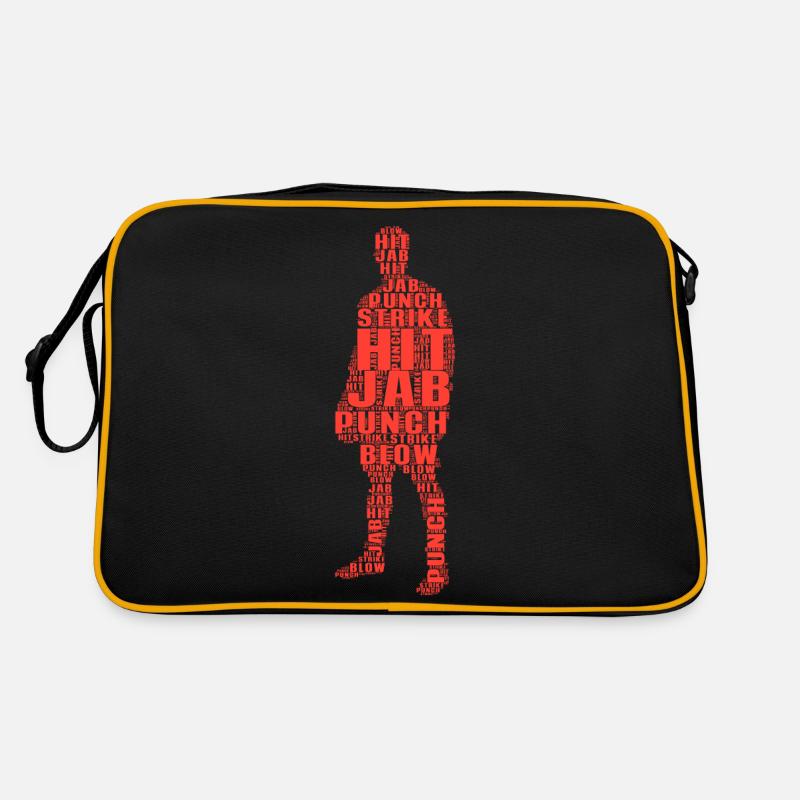 Boxer - Termes de boxe Boxing Fighter Idée cadeau Sac Retro