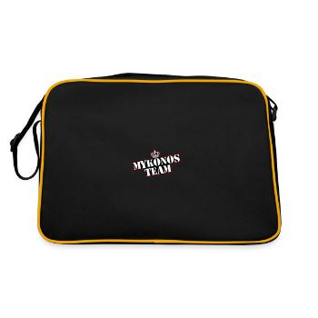 L’équipe de Mykonos - Sac Retro - noir/or - Dos