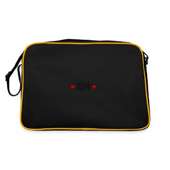Squad Heart - Retro Bag - black/gold - Back
