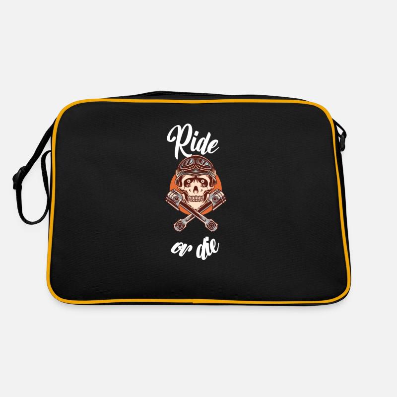 reiten oder sterben Retro Tasche