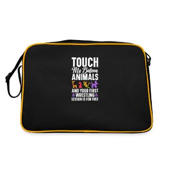 Ballon Twisting Pump Ballon Ballon Performer - Sac Retro - noir/or - Dos