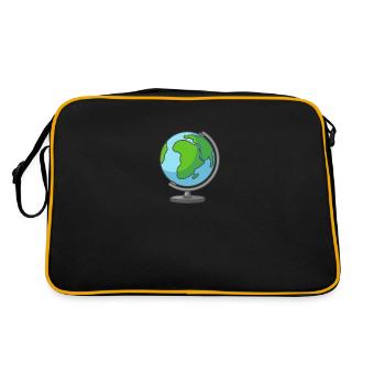 Globe Terre Monde Globe Globe Monde Globe monde Globe du monde Globe du monde - Sac Retro - noir/or - Dos