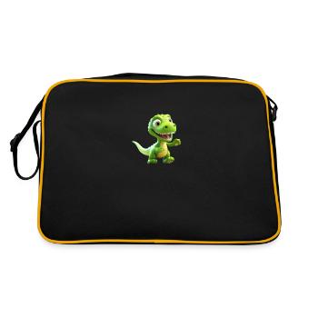 Tinysaure - Retro Bag - black/gold - Back