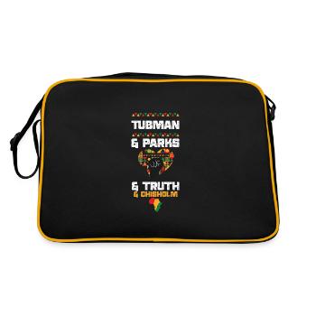 Tubman & Parks & Truth & Chisholm - Sac Retro - noir/or - Dos