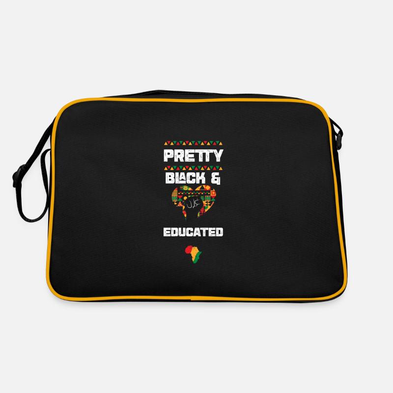 Pretty Black & Educated Retro Bag
