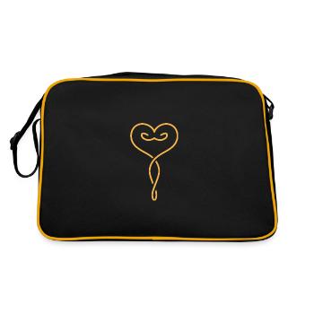 endométriose - Sac Retro - noir/or - Dos