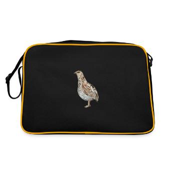 Cailles - Sac Retro - noir/or - Dos