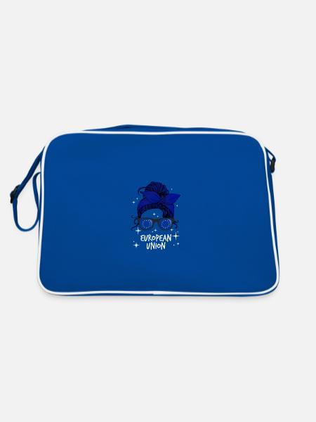 Union européenne - Sac Retro - bleu/blanc - Dos