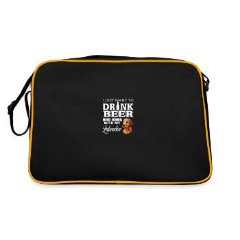 Labrador - Retro Bag - black/gold - Back