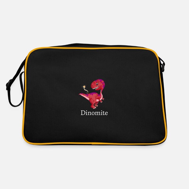 Dino mite Retro Tasche