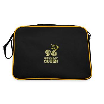 96 - Sac Retro - noir/or - Dos