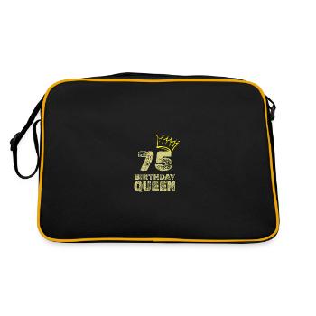 75 - Sac Retro - noir/or - Dos