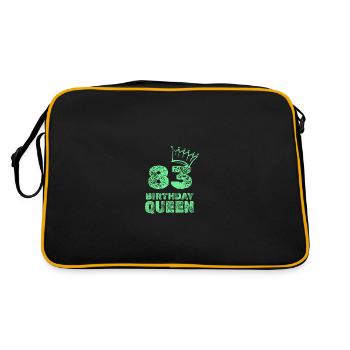 Anniversaire 83 - Sac Retro - noir/or - Dos