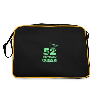 Anniversaire 52 - Sac Retro - noir/or - Dos