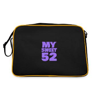 Age 52 - Retro Bag - black/gold - Back