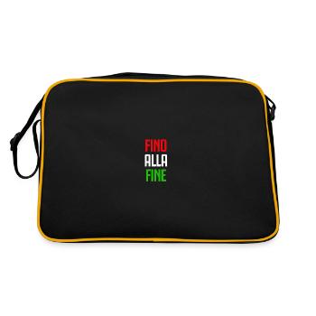 FINO ALLA FINE (ITALIA) - Retro Bag - black/gold - Back