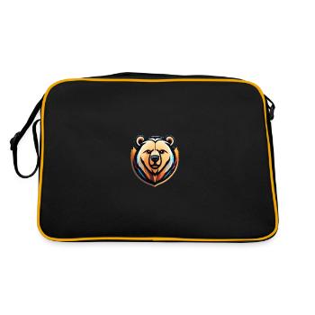 Ours - Sac Retro - noir/or - Dos