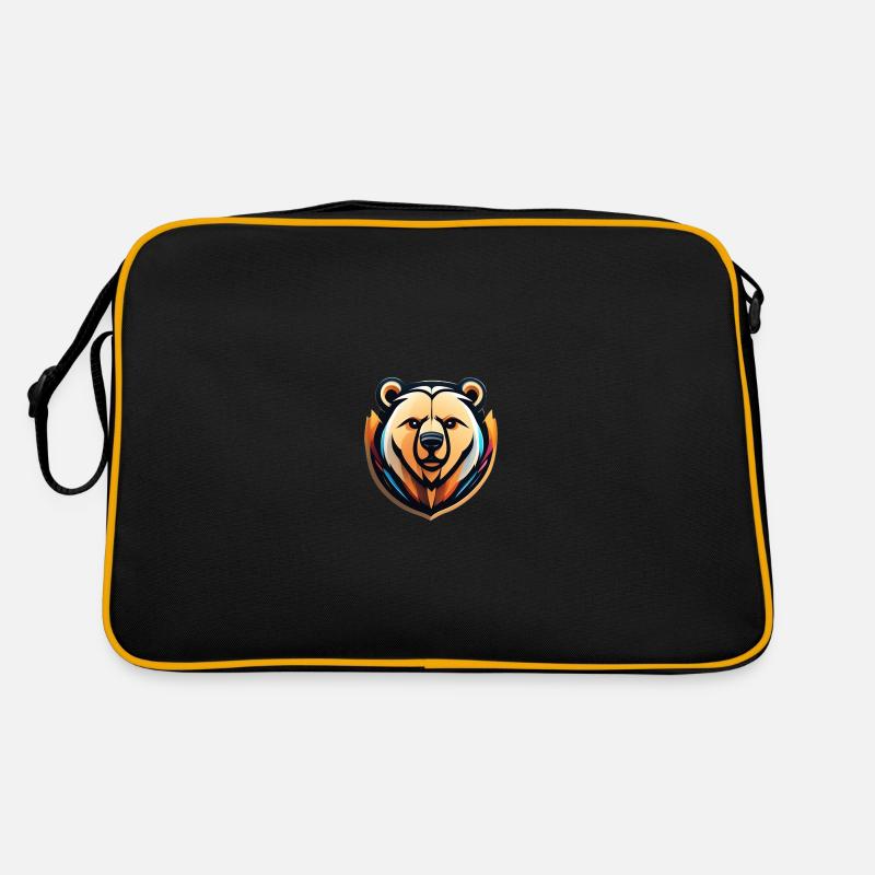 Bear - Retro Bag - black/gold