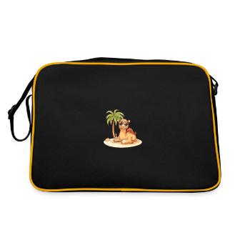 Camel Summer Beach Comic - Retro Bag - black/gold - Back