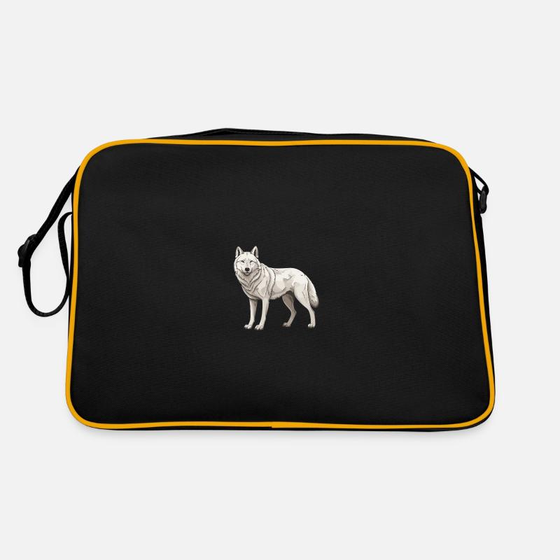 Wolf Animal Retro Bag