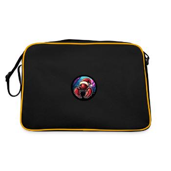 Crabe homard Noël Noël - Sac Retro - noir/or - Dos