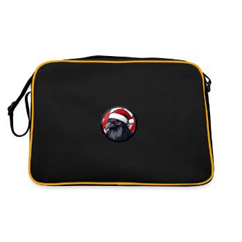 Harpy Bird Christmas Christmas - Retro Bag - black/gold - Back
