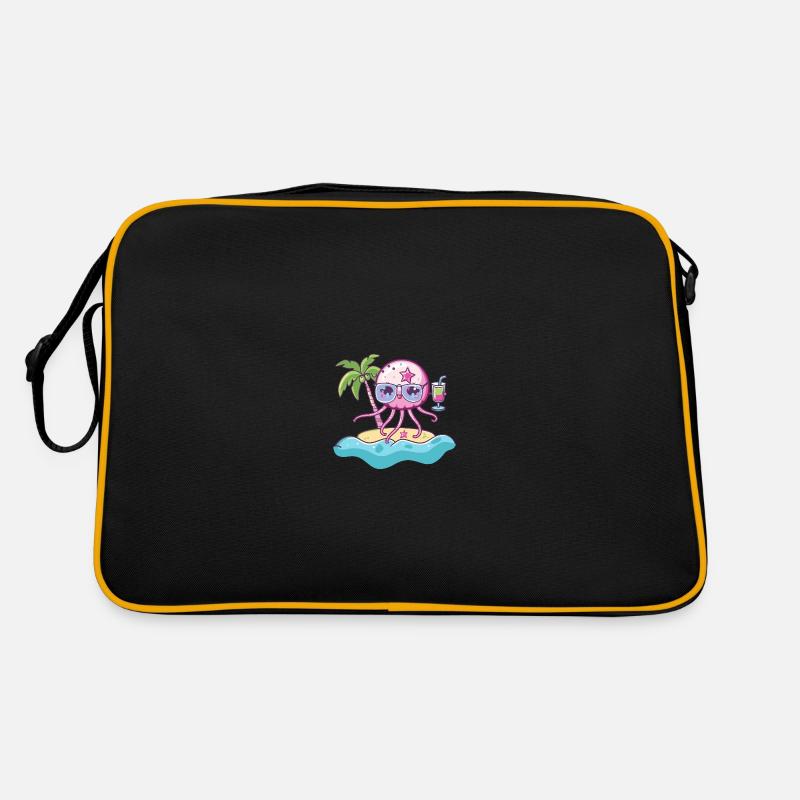 Méduse Plage d’été Bande dessinée Sac Retro