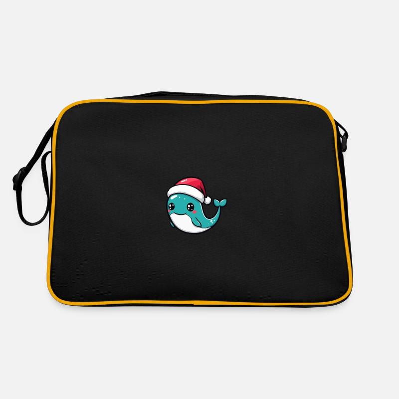 Wal Weihnachten Niedlich Retro Tasche